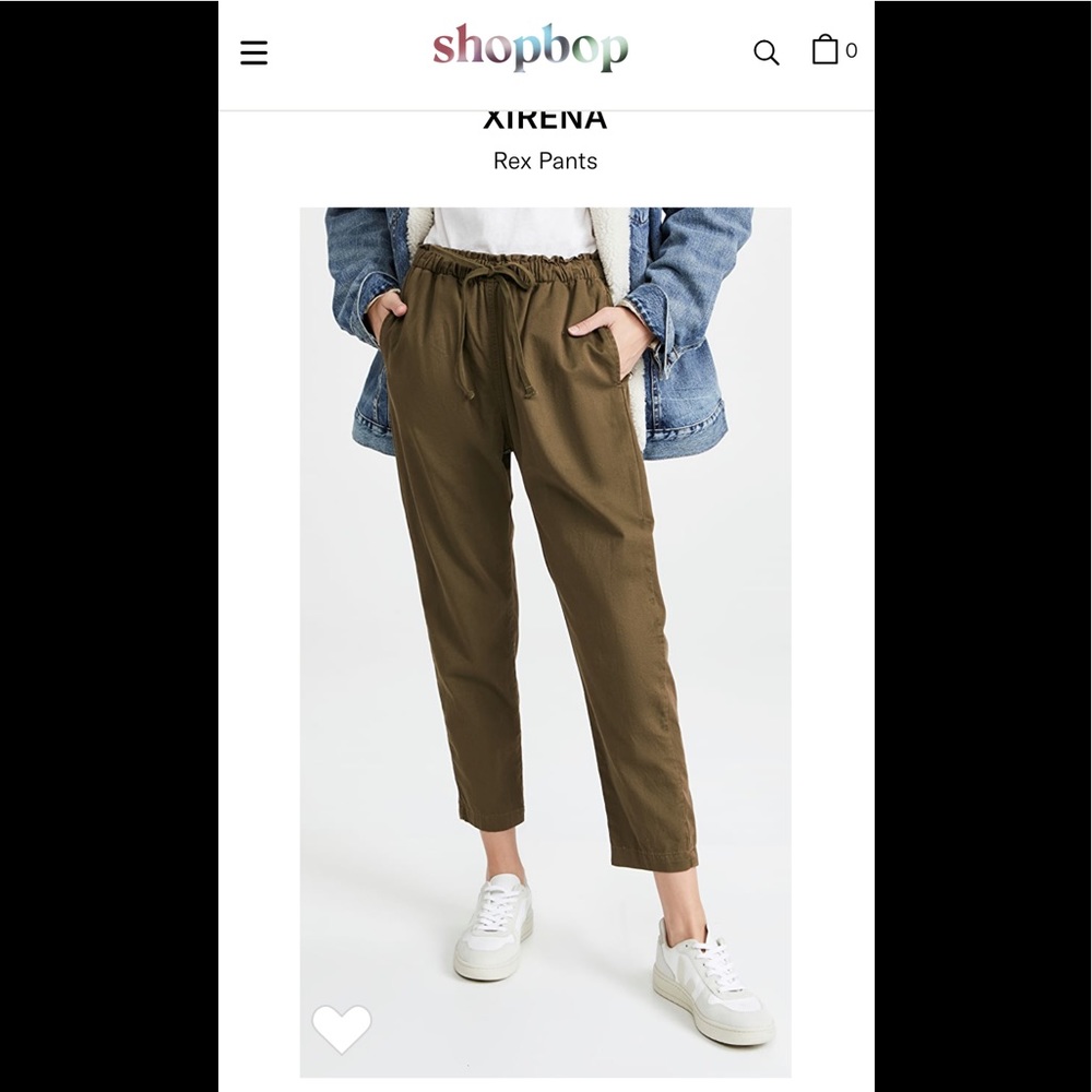 COPY - XiRENA Rex Pant army green XS